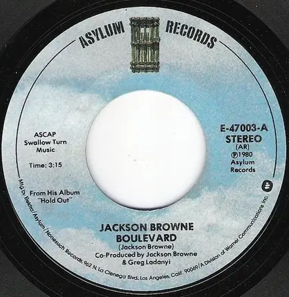 Jackson Browne - Boulevard