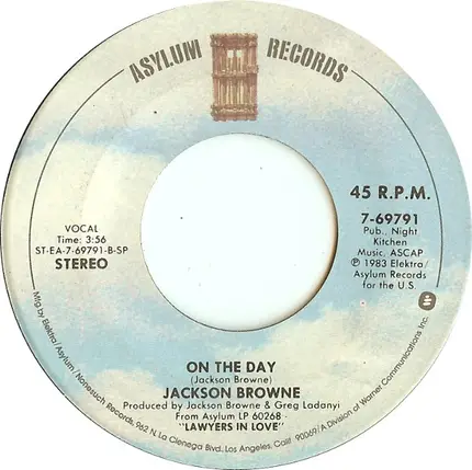 Jackson Browne - Tender Is The Night
