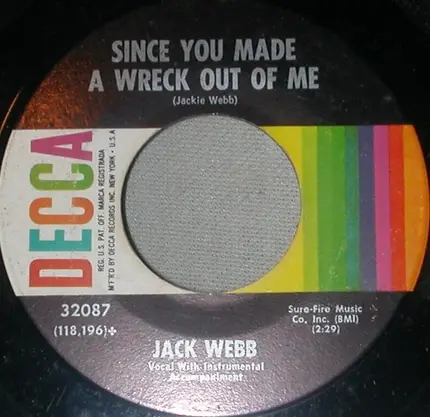 Jack Webb - I Come Home A-Drinkin'