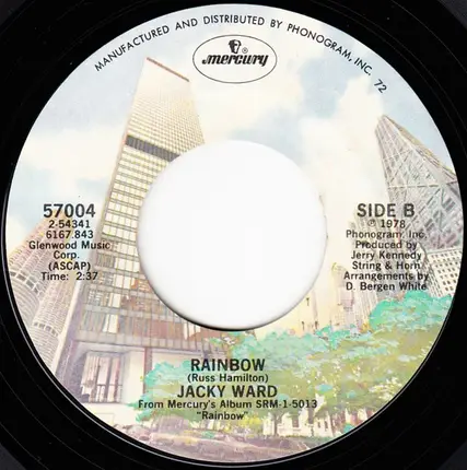 Jacky Ward - You're My Kind Of Woman / Rainbow