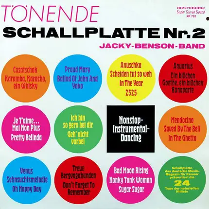 Jacky-Benson-Band - Tönende Schallplatte Nr. 2