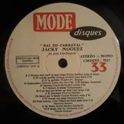 LP - Jacky Noguez And His Orchestra - Bal Du Carnaval