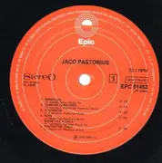 LP - Jaco Pastorius - Jaco Pastorius