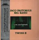 LP - Jaco Pastorius Big Band - Twins II (Aurex Jazz Festival '82) - OBI + Insert