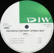 LP - Jaco Pastorius / Pat Metheny / Bruce Ditmas / Paul Bley - Jaco