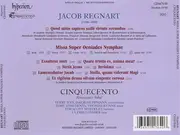 CD - Jacob Regnart / Cinquecento - Missa Super Oeniades Nymphae