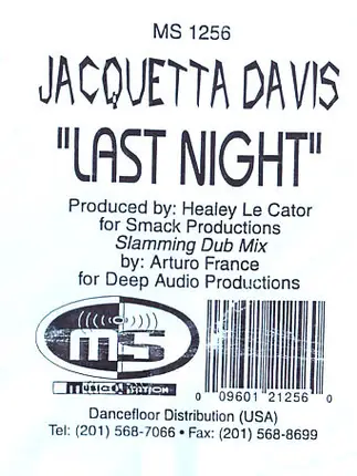 Jacquetta Davis - Last Night