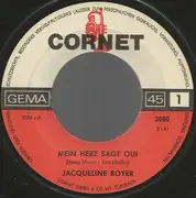 7inch Vinyl Single - Jacqueline Boyer - Mein Herz Sagt Oui / Rokoko-Girl (In All Meinen Träumen)