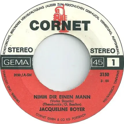 Jacqueline Boyer - Nimm Dir Einen Mann (Varka Stoyalo) / Kleiner Muliero