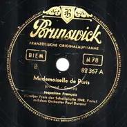 Jacqueline François Mit Dem Paul Durand Et Son Orchestre - Mademoiselle De Paris / La Seine