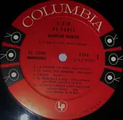LP - Jacqueline François - L'Air De Paris - Mono