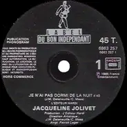 Jacqueline Jolivet - Je N'Ai Pas Dormi De La Nuit