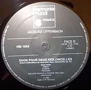 LP - Jacques Offenbach - Jacques Offenbach Suites Pour Deux Violoncelles - + Booklet