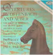 LP - Jacques Offenbach , Daniel-Francois-Esprit Auber , Paul Paray , Detroit Symphony Orchestra - Overtures By Offenbach & Auber
