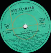 10'' - Jacques Offenbach , Heinz Bolten-Baeckers , Chor Der Wiener Volksoper Und Wiener Volksopernorcheste - Hoffmanns Erzählungen (Auszüge)