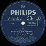LP - Jacques Offenbach /Peter Schreier , Jutta Vulpius , Hermann Christian Polster , Ruth Schob-Lipka - Orpheus In Der Unterwelt (Großer Querschnitt)