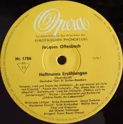 LP - Jacques Offenbach - Hoffmanns Erzählungen (Opern-Querschnitt)