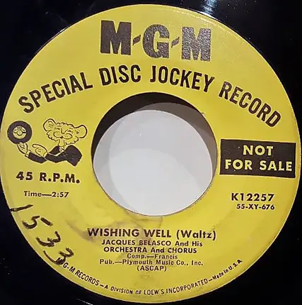 Jacques Belasco And His Orchestra And Chorus - Picaroon / Wishing Well
