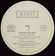LP - Jacques Bittner , Konrad Junghänel - Pieces De Luth - 1681