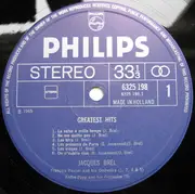 LP - Jacques Brel - Greatest Hits