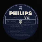 LP - Jacques Brel - Enregistrement Public