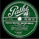 Schellack - Jacques Hélian Et Son Orchestre - Swedish Rhapsody (Sans Vous Connaitre) / Fleur De Papillon