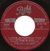 7inch Vinyl Single - Jacques Hélian Et Son Orchestre - Amour, Castagnettes Et Tango - EP