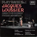 LP - Jacques Loussier / Christian Garros / Pierre Michelot - Play Bach No.1