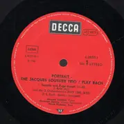 Double LP - Jacques Loussier Trio - Portrait - Play Bach - Gatefold