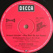 LP - Bach/Jacques Loussier Und The Royal Philharmonic Orchestra - Play Bach Für Den Kenner - Brandenburgisches Konzert Nr. 5 - Phase 4 Stereo 20 Channel