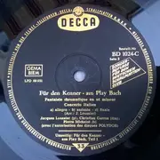 LP - Jacques Loussier - Play Bach (Jazz Improvisationen Über Joh. Sebast. Bach) - mono