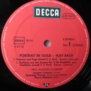 Double LP - Jacques Loussier - Portrait In Gold - Play Bach - Hardcover Box