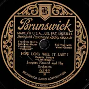 Jacques Renard And His Orchestra - How Long Will It Last? / Just Friends