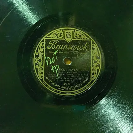 Jacques Renard And His Orchestra - Sing Something Simple / Lucky Seven
