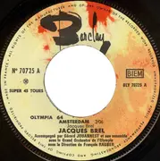 7inch Vinyl Single - Jacques Brel - En Direct