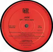 12inch Vinyl Single - Jade - Don't Walk Away