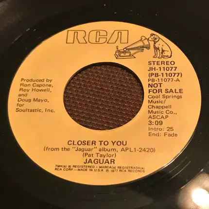 Jaguar - Closer To You
