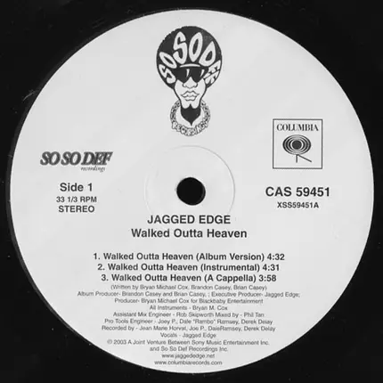 Jagged Edge - Walked Outta Heaven