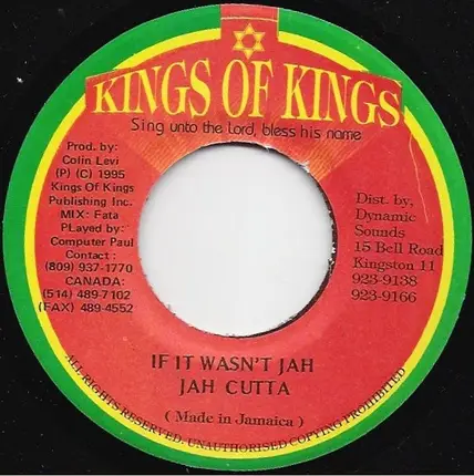 Jah Cutta - If It Wasn't Jah