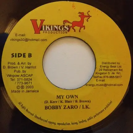 Jah Mason / Bobby Zarro / I.K. - What Ever / My Own