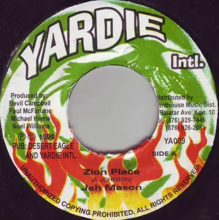 Jah Mason - Zion Place