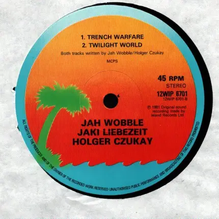 Jah Wobble / Jaki Liebezeit / Holger Czukay - How Much Are They ?