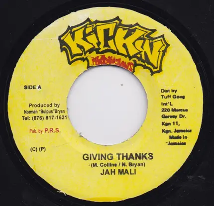 Jahmali - Giving Thanks