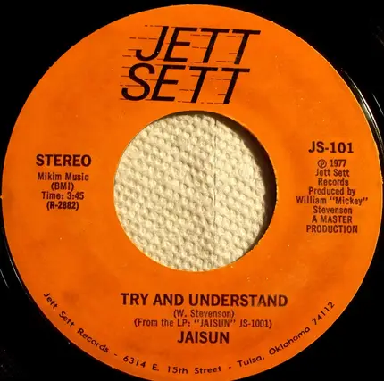Jaisun - I Fall In Love Everyday / Try And Understand