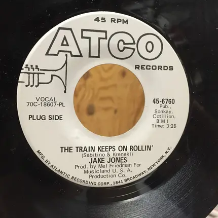 Jake Jones - The Train Keeps Rollin' / Live Live Live
