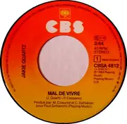 7inch Vinyl Single - Jakie Quartz - Mal De Vivre