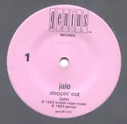 7inch Vinyl Single - Jale - Gold Leather With Heel Detail. - grey marbled pressing