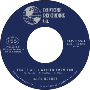 Jalen Ngonda - That S All I Wanted From You / So Glad I Found You