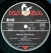 LP - Japan - Obscure Alternatives - Sonopress