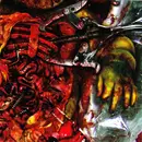 7inch Vinyl Single - Japanische Kampfhörspiele / Bathtub Shitter - Slimewave Edition Four Of Six - Numbered, White/Orange Vinyl